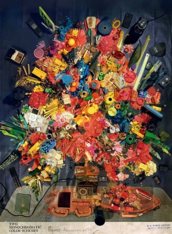 Sara Cwynar, Contemporary Floral Arrangement 4 (Two Monochromatic Color Schemes), 2014, Foxy Production