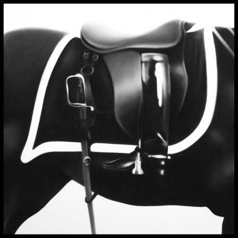 Robert Longo, Untitled (Black Jack Boot),  2014 , Petzel Gallery