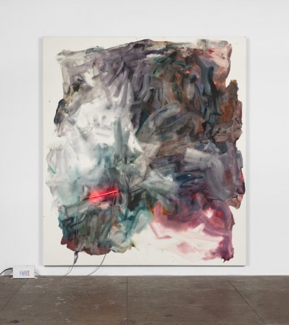 Mary Weatherford, La Niña, 2014, David Kordansky Gallery