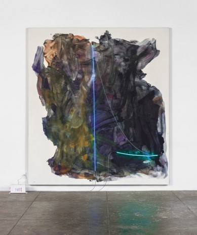 Mary Weatherford, La Noche, 2014, David Kordansky Gallery