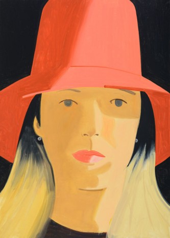 Alex Katz, Red Hat (Elise), 2013, Galería Javier López & Fer Francés