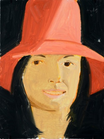Alex Katz, Red Hat (Tarajia), 2013, Galería Javier López & Fer Francés