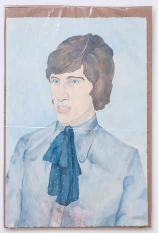 Richard Aldrich, Portrait of Roger Waters Attached to Painting, 2014 (1998), Gladstone Gallery