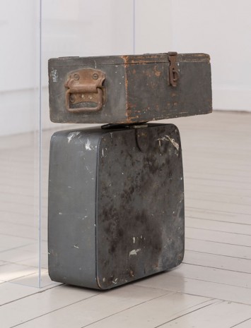 Richard Aldrich, Stacks (detail), 2012 (2003, 2006, 2008), Gladstone Gallery