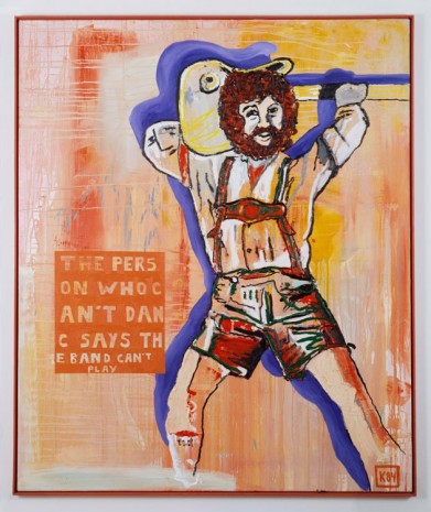 Martin Kippenberger, The Person Who Can’t Dance Says the Band Can’t Play, 1984, David Zwirner