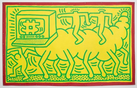 Keith Haring, Untitled, 1985, Gladstone Gallery