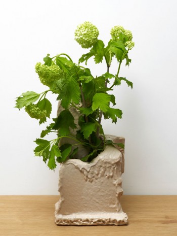 Max Lamb, Scrap Poly Vase 1 (Natural), 2014, Kate MacGarry