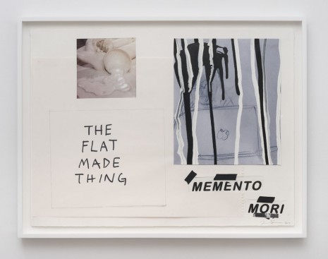Frances Stark, The Flat Made Thing, Memento Mori, 2014, Marc Foxx (closed)