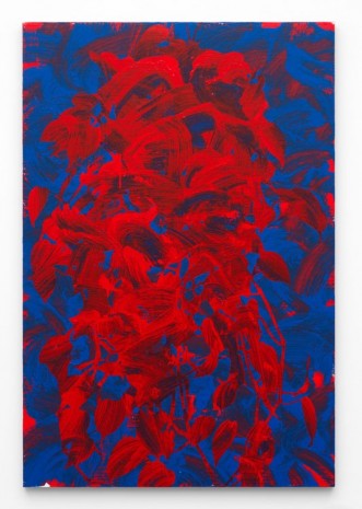 Jonathan Horowitz, Philodendron (Red Blue Red), 2014, Xavier Hufkens