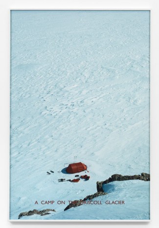 Richard Long,  A Camp on the Driscoll Glacier , 2012, Lisson Gallery