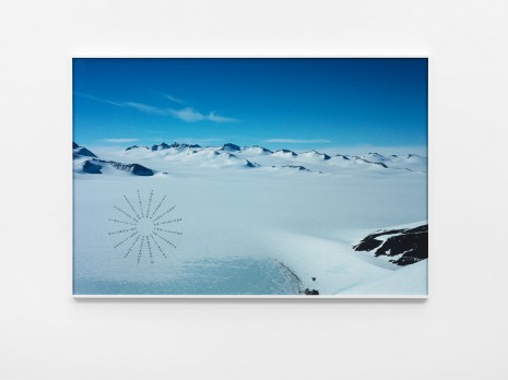 Richard Long, Antarctic Footprints, 2012, Lisson Gallery