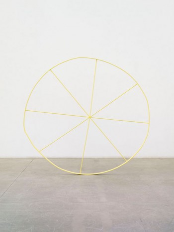Gary Hume, Wonky Wheel (Yellow), 2014, MASSIMODECARLO