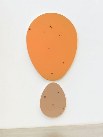 Thomas Grünfeld, Untitled (Egg / Orange) + o.T. (Egg / Nude), 2014, MASSIMODECARLO