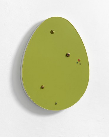 Thomas Grünfeld, Untitled (Egg / Green-Yellow), 2014, MASSIMODECARLO