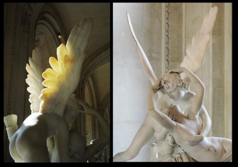 Nan Goldin, Cupid with his wings on fire, Le Louvre, 2010, Gagosian