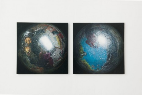 Ellen Harvey, Inside Out Mirror Balls, 2014, Meessen De Clercq