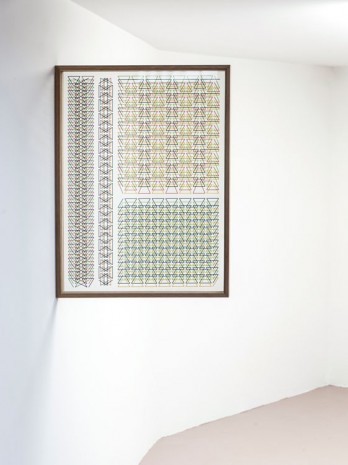 Tauba Auerbach, GHOST/GHOST, 2013, Galerie Max Hetzler
