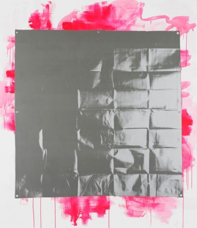 Gardar Eide Einarsson, Silver Tarp (Pink), 2014, Maureen Paley
