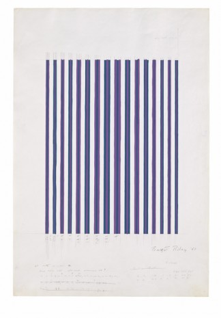 Bridget Riley, Untitled [Related to 'Chant 2'], 1967, David Zwirner