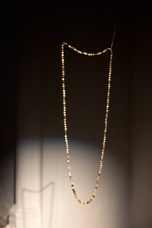 Katie Paterson, Fossil Necklace, 2013, Ingleby Gallery
