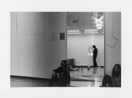 Matt Mullican, Bringing the Light into a Windowless Room and Burning a Leaf, 1972 (Performance views, CalArts, Valencia, CA.), 2014, Capitain Petzel