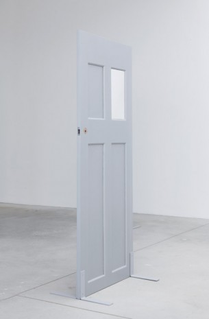 Tom Burr, Single Silver Door (one), 2014, Galleria Franco Noero