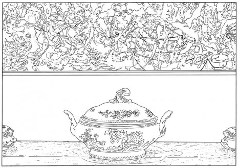 Louise Lawler, Pollock and Tureen (traced), 1984 / 2013, Sprüth Magers