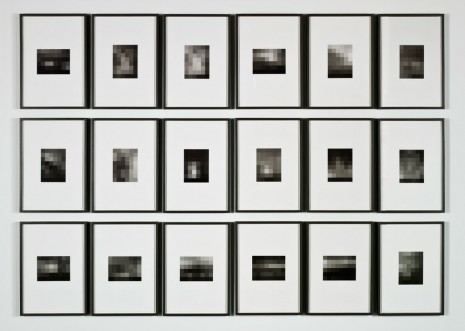 Sherrie Levine, Equivalents: After Stieglitz 1–18, 2006, Andrea Rosen Gallery (closed)