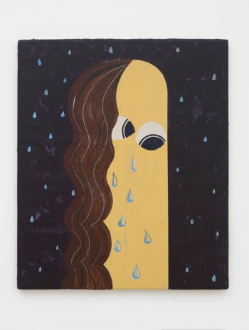Nel Aerts, Lady Teardrop, falling from the black sky, 2014, Carl Freedman Gallery