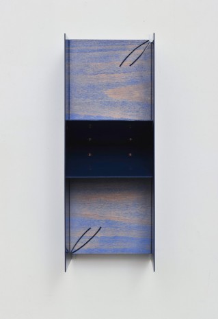 Matt Paweski, Small Plaque (With Wedge/Blue), 2014, Herald St