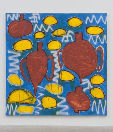 Katherine Bernhardt, Lemons & Amphora, 2014, China Art Objects Galleries