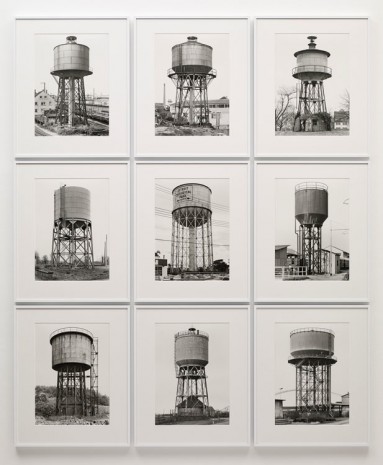 Bernd & Hilla Becher, Water Towers, 1969-1993, Sprüth Magers