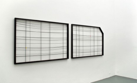 Sunah Choi, Gitterwerk I / Gitterwerk II, 2014, Galerie Mezzanin
