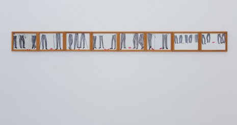 Pilar Albarracín, Pantalones a raya, 2014, Galería Javier López & Fer Francés