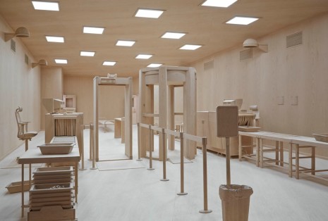 Roxy Paine, Checkpoint (detail), 2014, Marianne Boesky Gallery