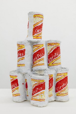 The Bruce High Quality Foundation, Aftermaths, Beer can stack, 2014, Almine Rech