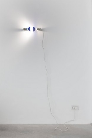 Jason Dodge, Two lights (daylight bulbs), 2014, Galleria Franco Noero