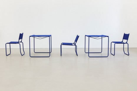 Jean-Pascal Flavien, Sequence (chair, table, chair, table, chair), 2014, Esther Schipper