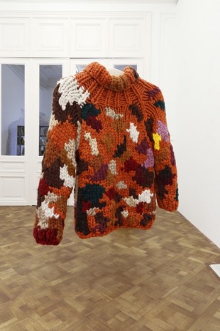 Daniel Dewar and Grégory Gicquel, Tapestry (jersey, jacquard, autumn), 2014, Galerie Micheline Szwajcer (closed)