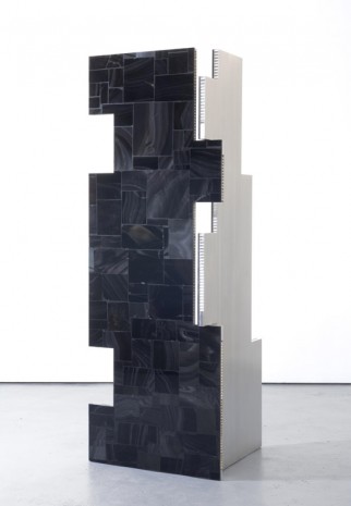 Mark Hagen, A parliament of some things (Additive and Subtractive Sculpture, Obsidian Screen, Panels 1 & 2), 2014, Almine Rech