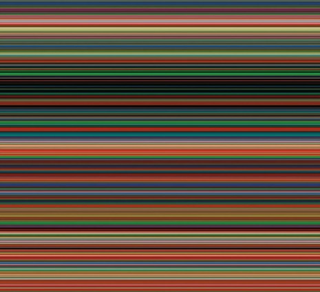 Gerhard Richter, Strip 927-11, 2012, Marian Goodman Gallery
