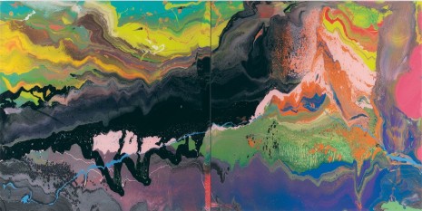 Gerhard Richter, Flow 933-3, 2013, Marian Goodman Gallery
