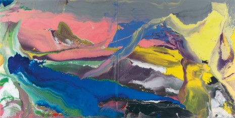 Gerhard Richter, Flow 933-4, 2013, Marian Goodman Gallery