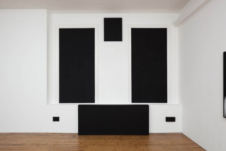 Amanda Ross-Ho, PAINTINGS TO DISGUISE A SET OF ARCHITECTURAL ELEMENTS (INVERTED/BLACKOUT), 2011-2014, The Approach