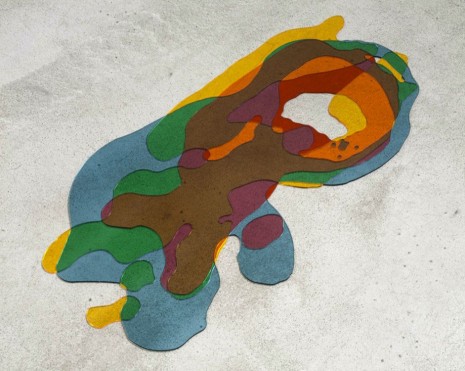 David Musgrave, Poured Figures Overlapping, 2003, Marc Foxx (closed)
