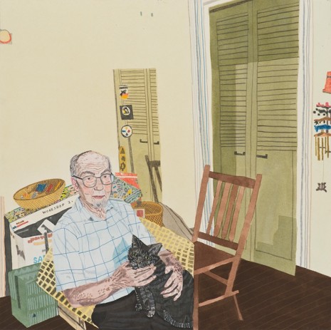 Jonas Wood, Rosy in My Room, 2014 , David Kordansky Gallery