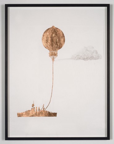 Caroline Rothwell, Tethered Marine Balloon Particle Injector, 2014, Roslyn Oxley9 Gallery