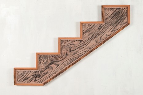 Matthew Brandt, 5 Steps (Left to Right), 2014, Praz-Delavallade