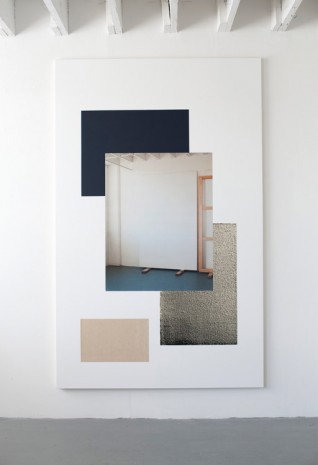 Ian Wallace, In the Studio with Canvas II, 2014, Hauser & Wirth