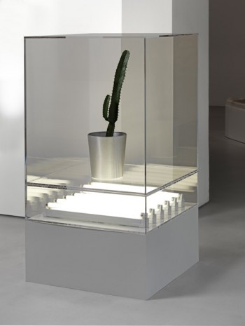 Jonathan Monk, Display Case With Contents Determined By The Here And Now, 2011, Lisson Gallery